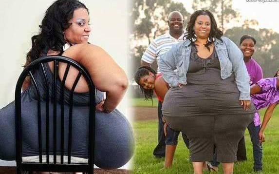 英国女人臀围2.36米，老公赞其性感，变身网红挣钱不减肥！