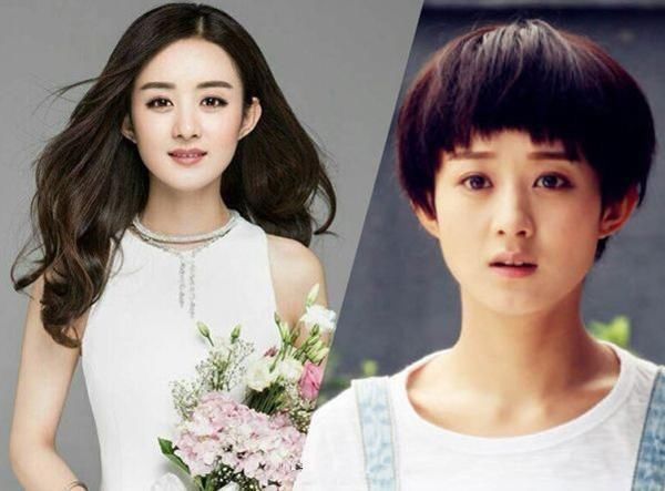 当红女星长发与短发对比，郑爽第二刘亦菲垫底，第一让人心服口服