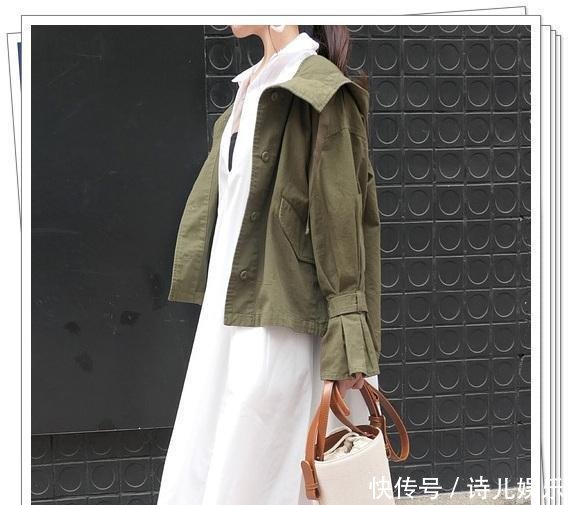  「春季造型」长款纯色连衣裙的春季穿搭look，新鲜的时尚日系风看你喜欢不