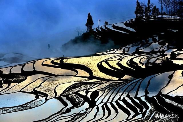 《云南风光》多依树梯田,壮美秀丽,如梦如幻的人间仙境!