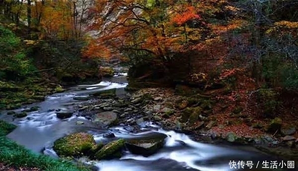 西安秦岭这个地方,秋季美成天堂,霸占北方最绚烂秋景
