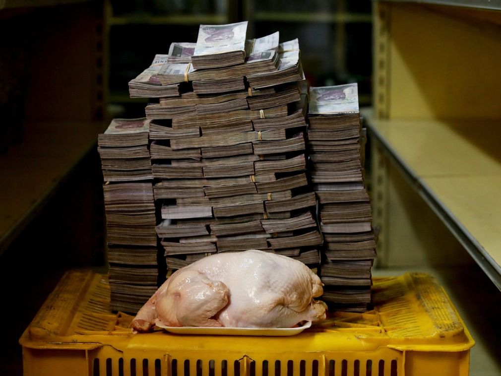 一只鸡价值上千万 通货膨胀下的委内瑞拉