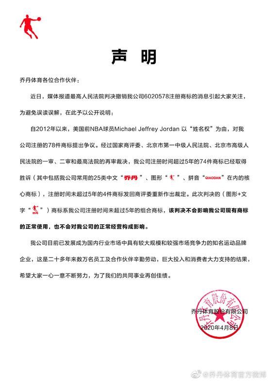  『过会』乔丹体育过会9年，迟迟拿不到批文，现在官司终审败诉，IPO之路再添阴影……