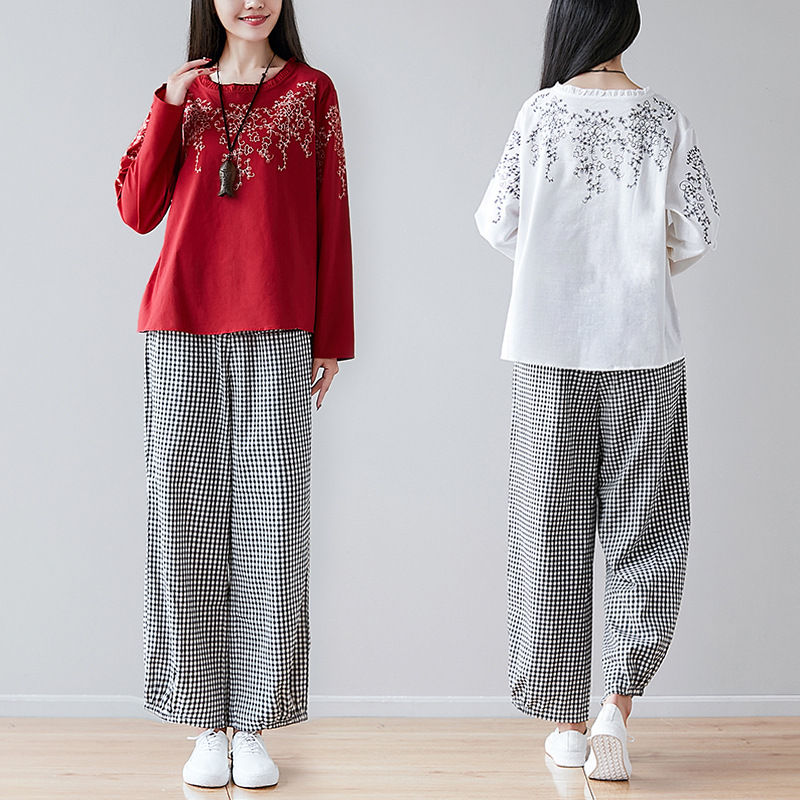 9月上海热翻天，还没买秋装微胖女人，试试这几款棉麻上下装，爽