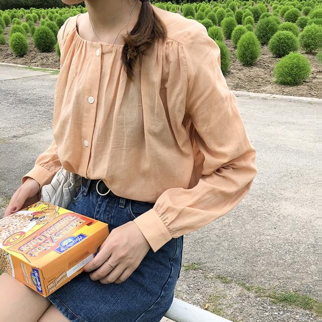 精致秋款女上衣，我再也不想穿短袖了，百搭舒适魅力十足