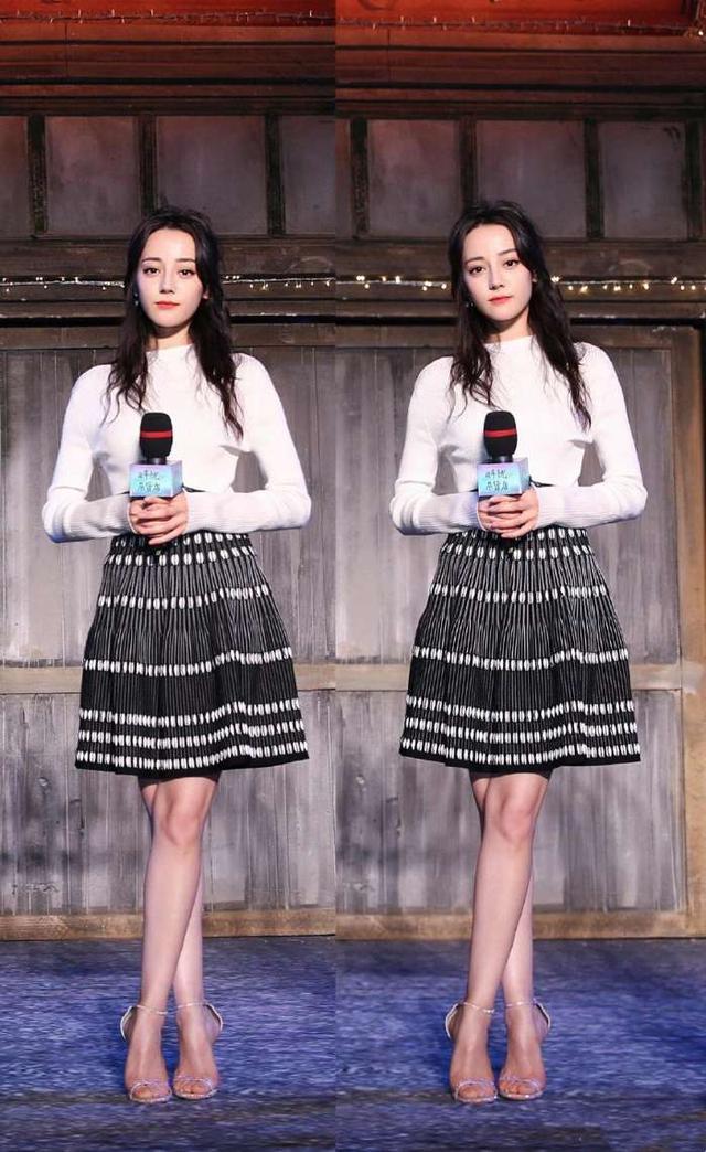 有一种高跟鞋叫迪丽热巴的高跟鞋，网友：没几个明星驾驭得了