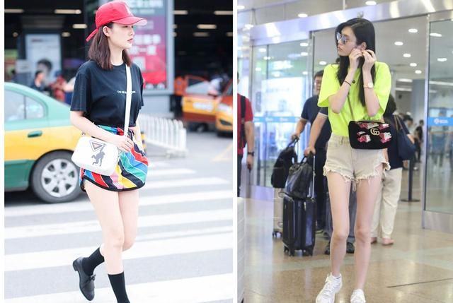 古力娜扎亮相，越来越美了，这条短裤是不是自己剪的？