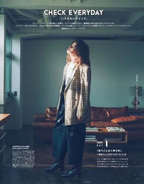  「格子」日常想穿的亮眼，一件格子西装帮你搞定，气质女人们早就发现了