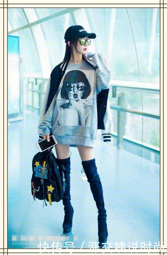 舒畅不过烫了个头发，简直美到开挂，撞衫女神迪丽热巴也一点不差