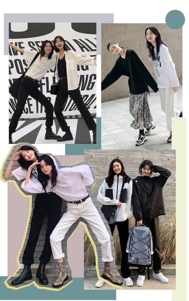 算是:拜托了,这才算是真实时兴的韩系穿搭!