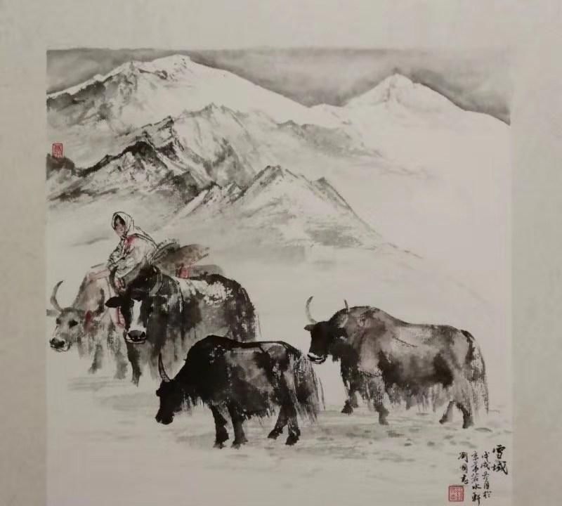  「建国」建国70周年重点推荐艺术家刘国志国画作品欣赏
