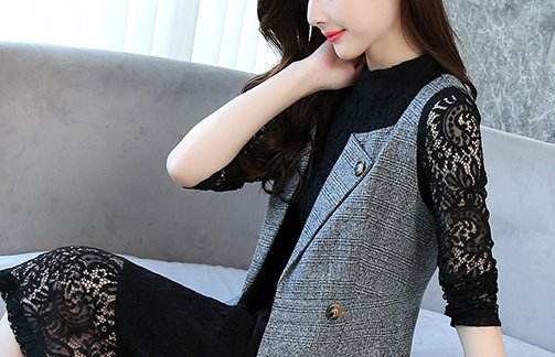 40岁女人穿蕾丝裙+丝袜，韵味十足美嫩20岁，款款精致，美爆