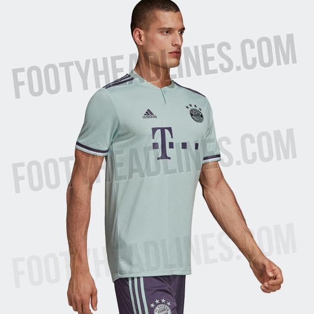 拜仁新赛季客场球衣谍照流出,新配色亮眼