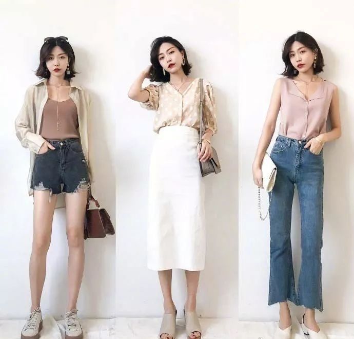 夏季最简单容易搭配的45套穿搭，直接照着穿!