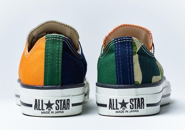 炸街迷彩拼接！Converse 联手日本潮店重塑经典鞋型