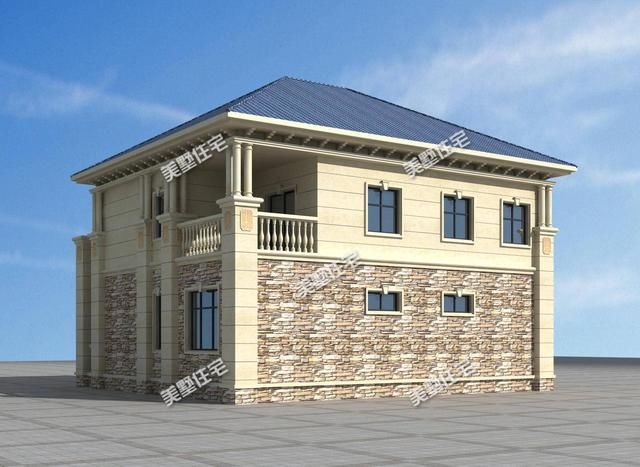 8套二层农村别墅，造价仅25万，款款亮眼