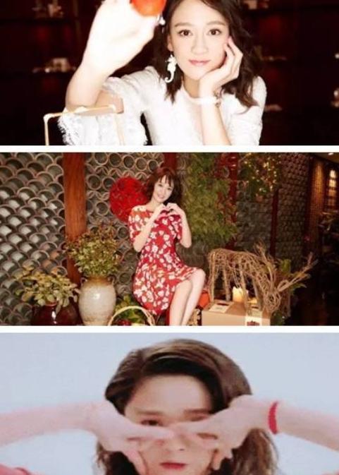 一直都是长卷发的陈乔恩，剪了头发还是那么美...