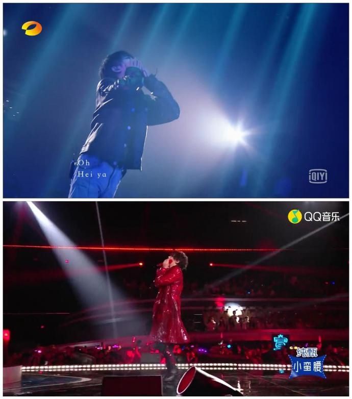  『华晨』多图对比两次《新世界》live 华晨宇的舞台走位已达编程级