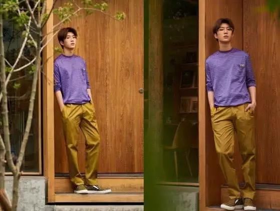 土黄色配茄子紫，范丞丞和陈立农真敢穿啊，一个帅气一个软糯