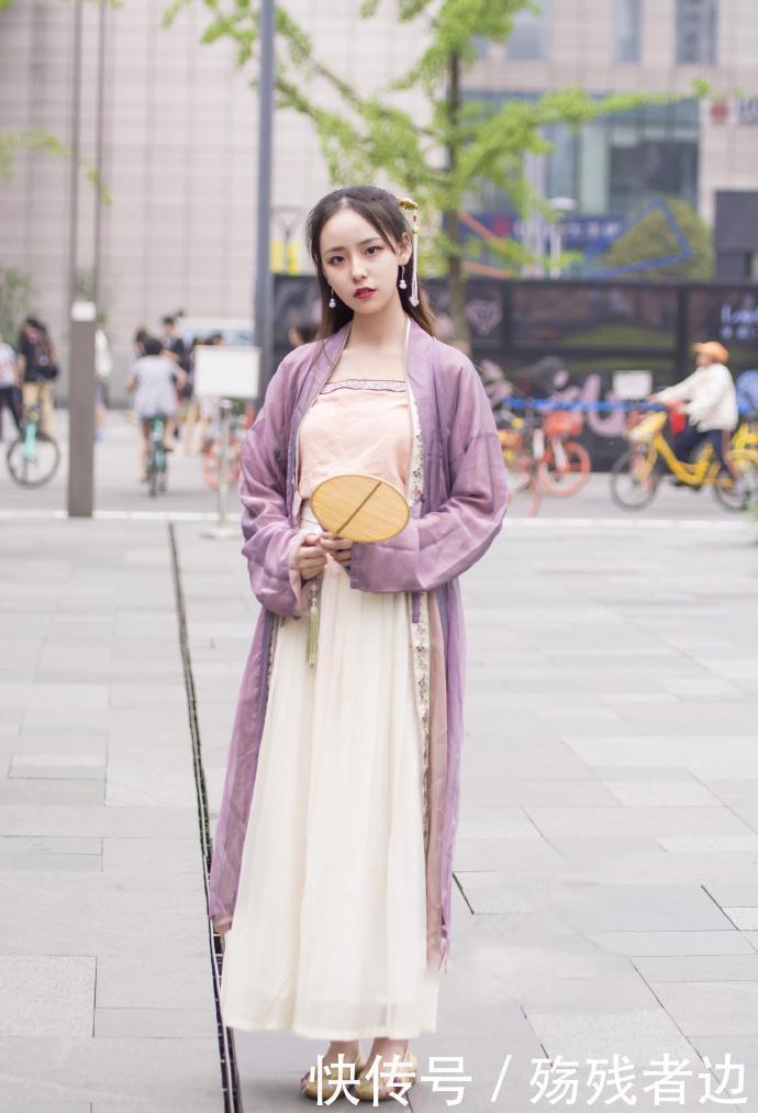「迷人」汉服街拍:穿汉服的小姐姐,可爱又迷人,像极了下凡的仙女!