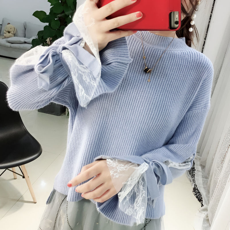 九月后天气渐冷!聪明女人都买了这新潮毛衣，搭配长裤超显嫩