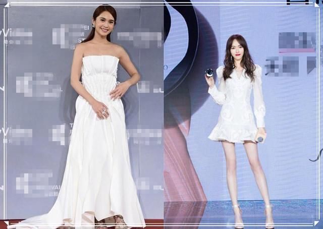 本以为穿白裙的杨丞琳已经很美了，可是看到唐嫣才知道什么叫惊艳