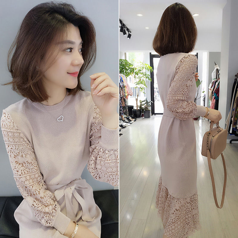 头一回看媳妇穿温柔裙，说实在的，美的我都不敢认，洋气又美嫩