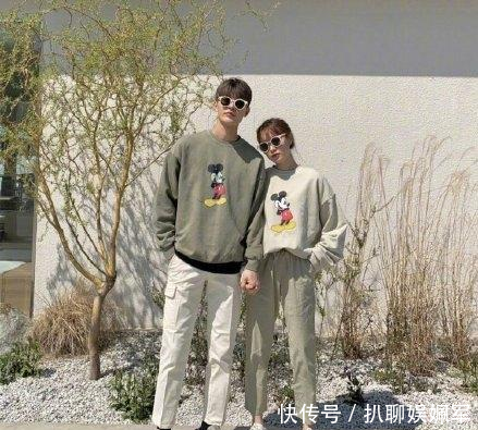  【款式不同】春季情侣装的正确打开方式，同色系的搭配呼应，简约又上镜！