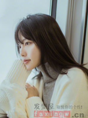 被这些黑色直发发型美哭了 从此忘了烫卷染