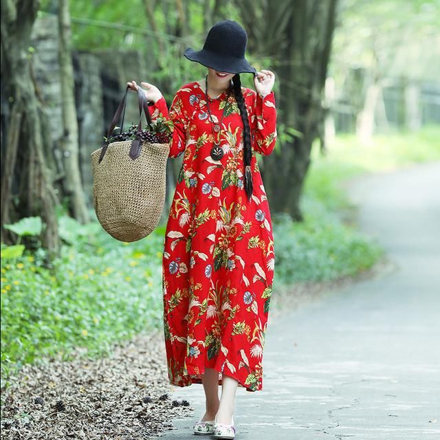 天，老婆真会打扮，只穿这棉麻“秋裙”如同整容，太迷人越看越爱