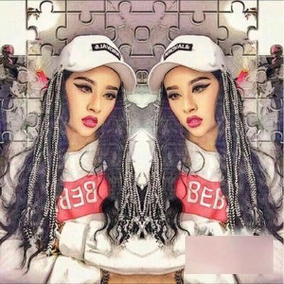 变身酷女孩就梳小脏辫发型！