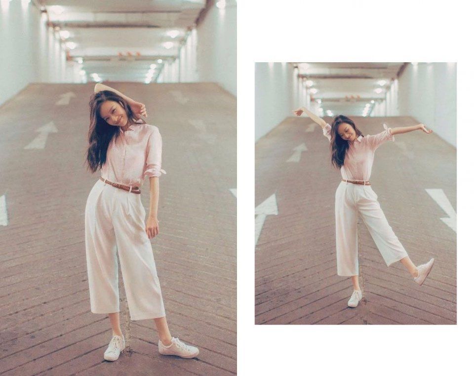 倪妮的这3条阔腿裤我可以穿一夏天，太好看!!