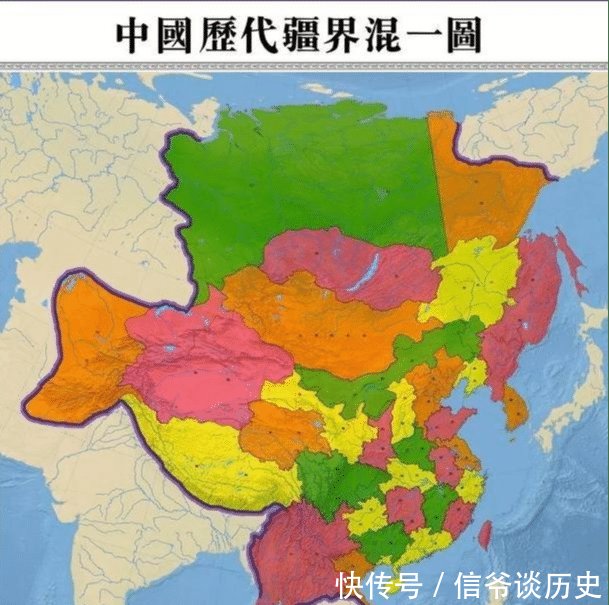 为什么元朝和明朝地图最上面是一条横线是