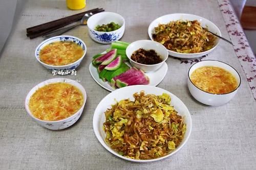  「西红柿鸡蛋」晒晒我家12元晚餐，实惠味道香，比炒菜米饭受欢迎，吃得倍儿满足