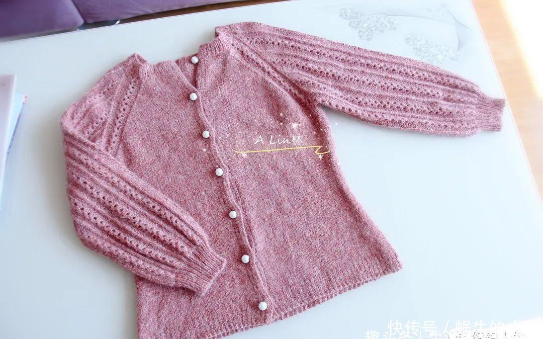  「图解」棒针编织插肩开衫：DIY手工编织附图解和说明