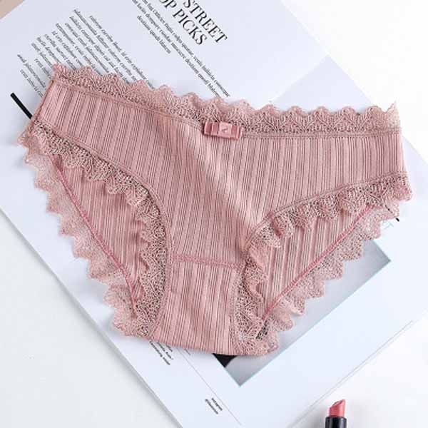 无论胖瘦小姐姐，都能穿的蕾丝低腰三角裤，爱美的你一定不要错过