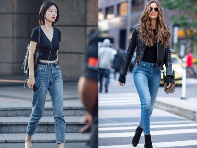  女人■奔四的女人，穿牛仔裤时要避开“3个误区”，不然显腿粗，个还矮
