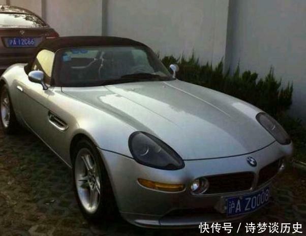 上海唯一一辆宝马z8,车牌就要60万,二手