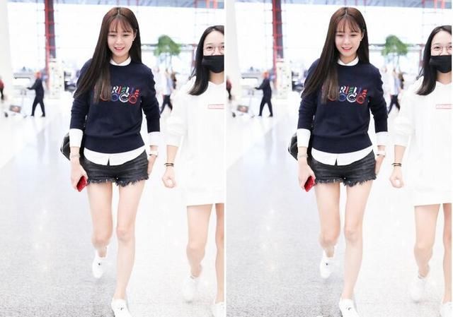 综艺女王沈梦辰一身短裤亮相！29岁嫩成16，网友：杜海涛有福了