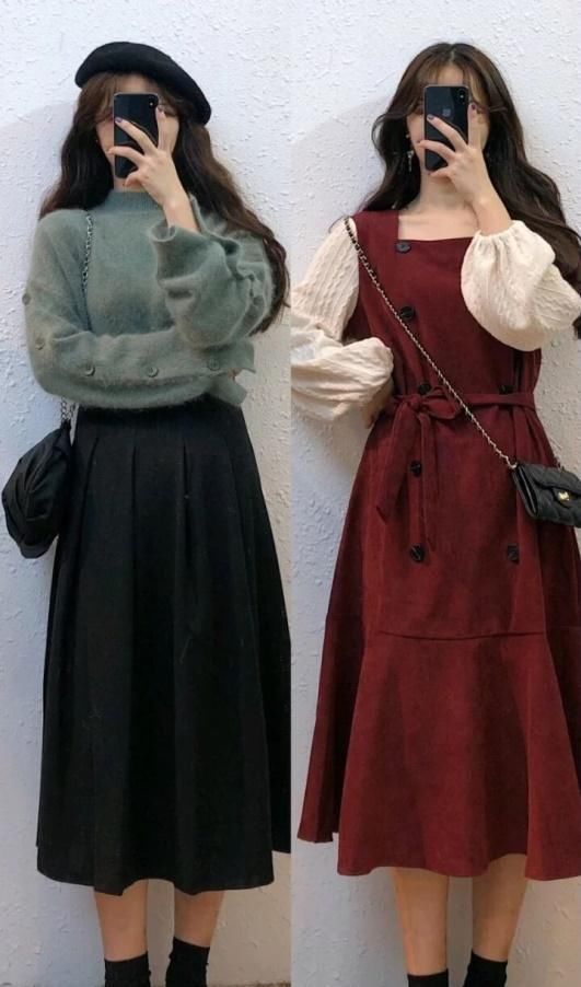  「半身裙」微胖的女人，学会这18种搭配示范，让你秋冬季也能美炸天
