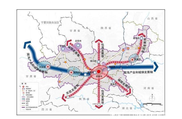  【西安】以西安为首的关中城市群：哪些区域要重点开发？铁路机