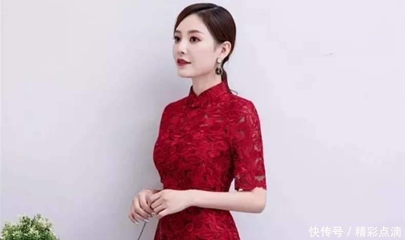『红色』喜婆婆婚宴礼服旗袍,正统红色,美的绝不止优雅!