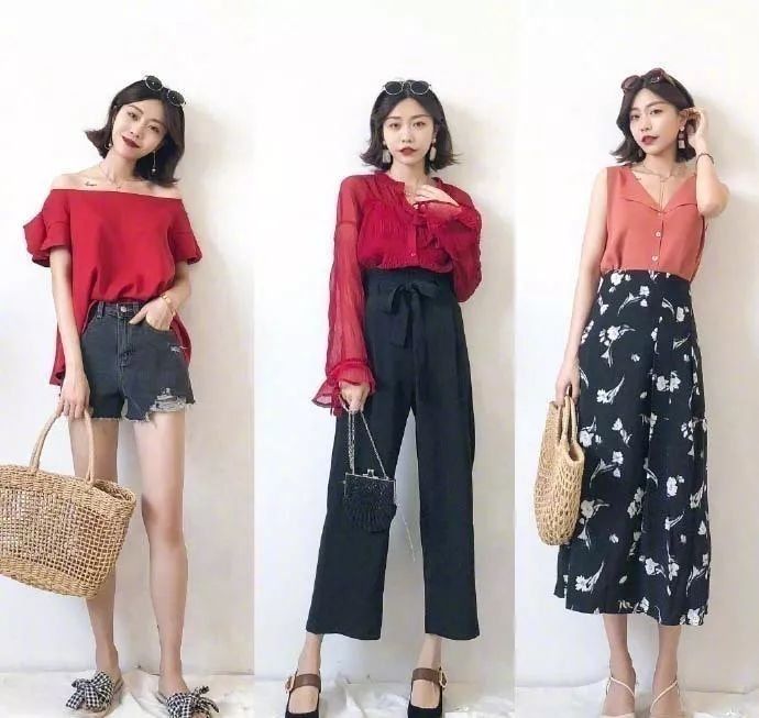 夏季最简单容易搭配的45套穿搭，直接照着穿!