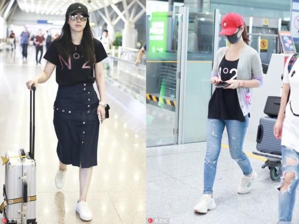 唐嫣把这几款T恤都穿了个遍，超低门槛百搭款谁穿谁美！