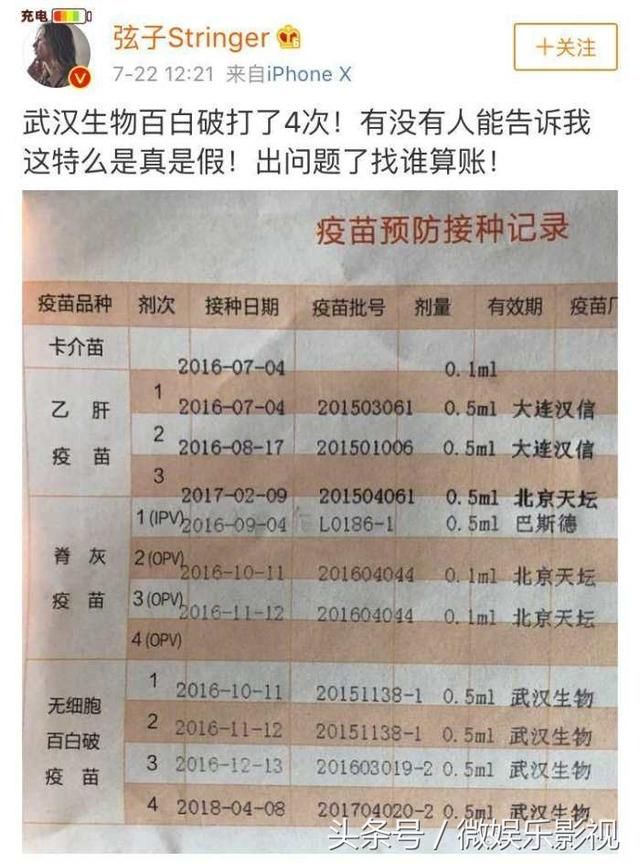 谢娜道出父母心声,弦子夫妇情绪激动,孩子疑似接种问题疫苗