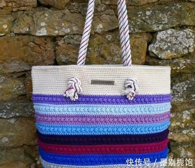 『手工』一点不比名牌包包差!多款手工编织的毛线包包,太时尚了
