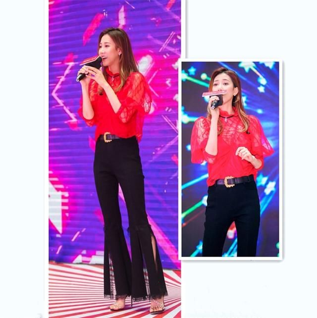 这双凉鞋8位女星抢着穿，郁可唯西装帅气，祝绪丹简直美的不像话