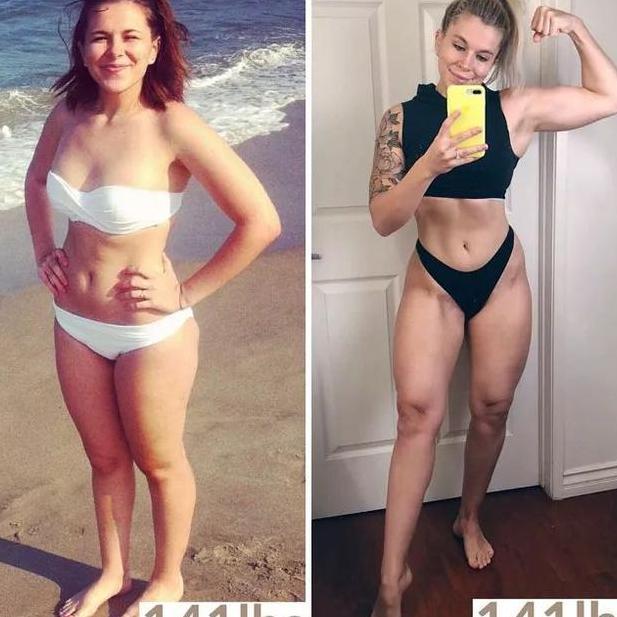 28-同是100斤，练瑜伽和不练瑜伽，身材差别有多大