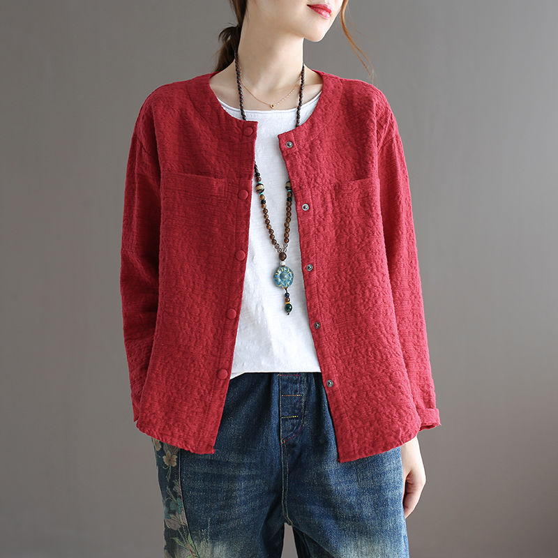 早秋昼夜温差大，9月新品棉麻薄开衫，好看便宜又百搭，赶紧备上