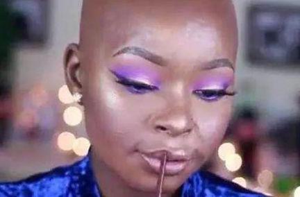 非洲小姐姐上演化妆神技，网友：妆后是女神